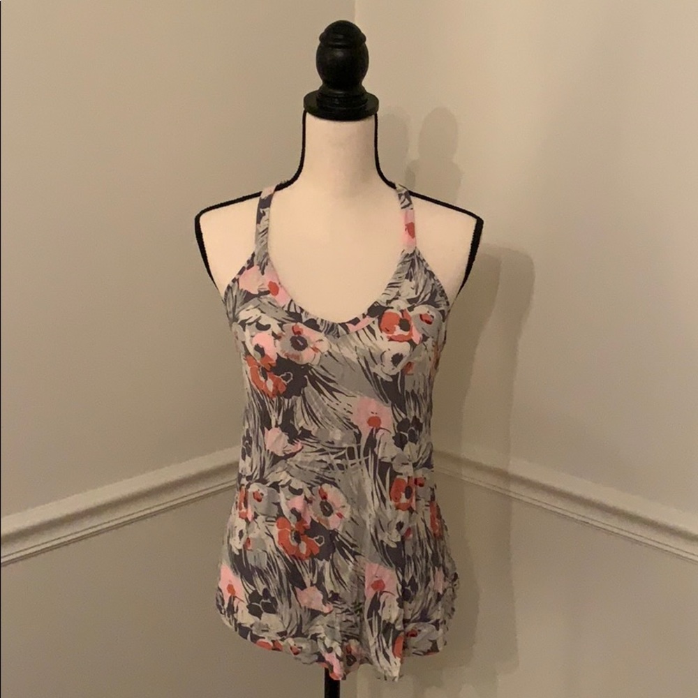 Kimchi Blue Floral Y Strap Tank